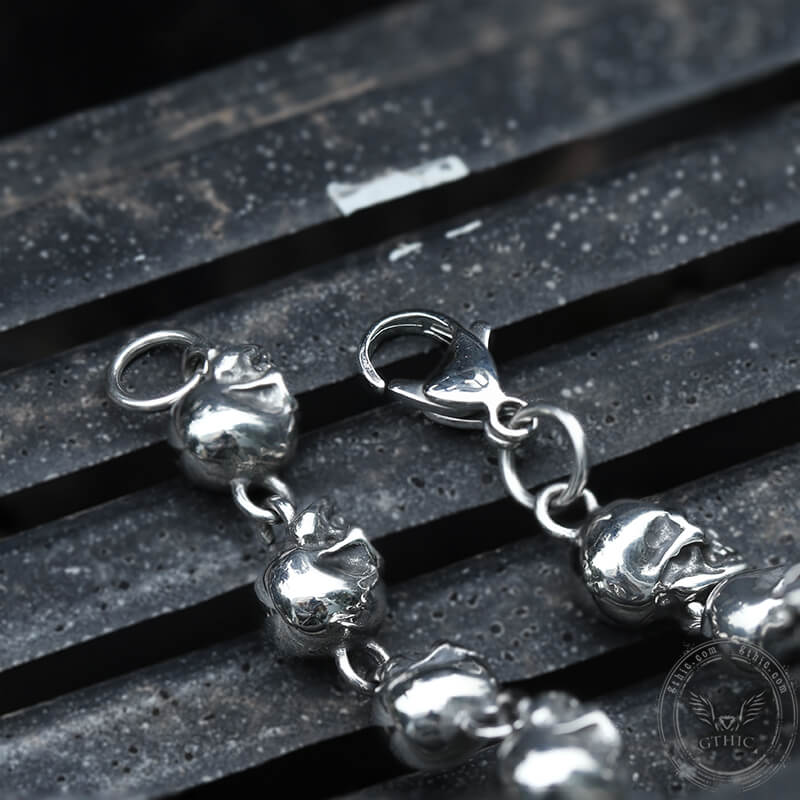 7991-gothic-skull-head-link-stainless-steel-bracelet-6.jpg Gothic Skull Head Link Stainless Steel Bracelet