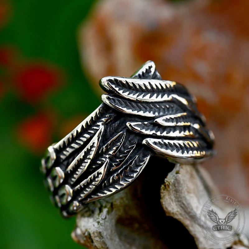 8078-hugging-angel-wing-stainless-steel-ring-12.webp Hugging Angel Wing Stainless Steel Ring