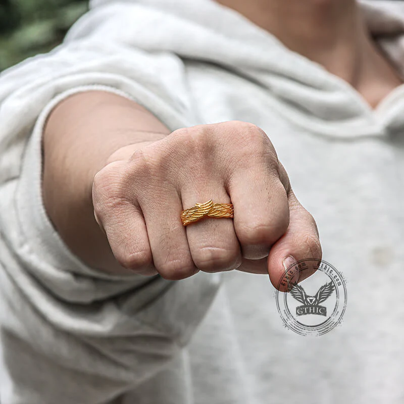 8078-hugging-angel-wing-stainless-steel-ring-3.webp Hugging Angel Wing Stainless Steel Ring