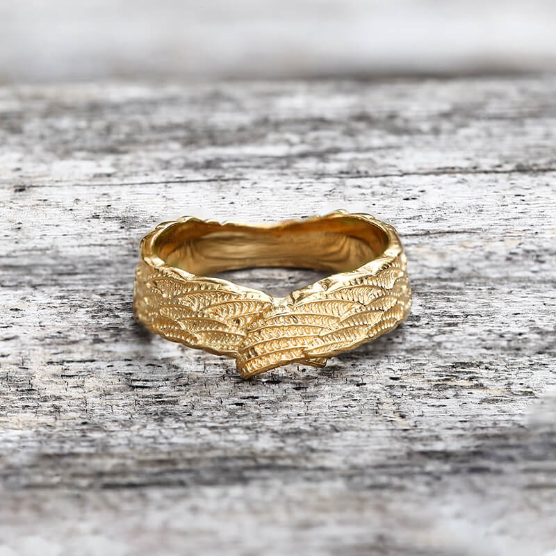 8088-a-gold-9-a-gold-9-variation-1.jpg Hugging Angel Wing Stainless Steel Ring
