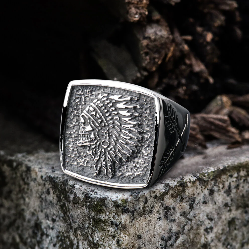 8132-indian-stainless-steel-skull-ring-1.webp Indian Stainless Steel Skull Ring