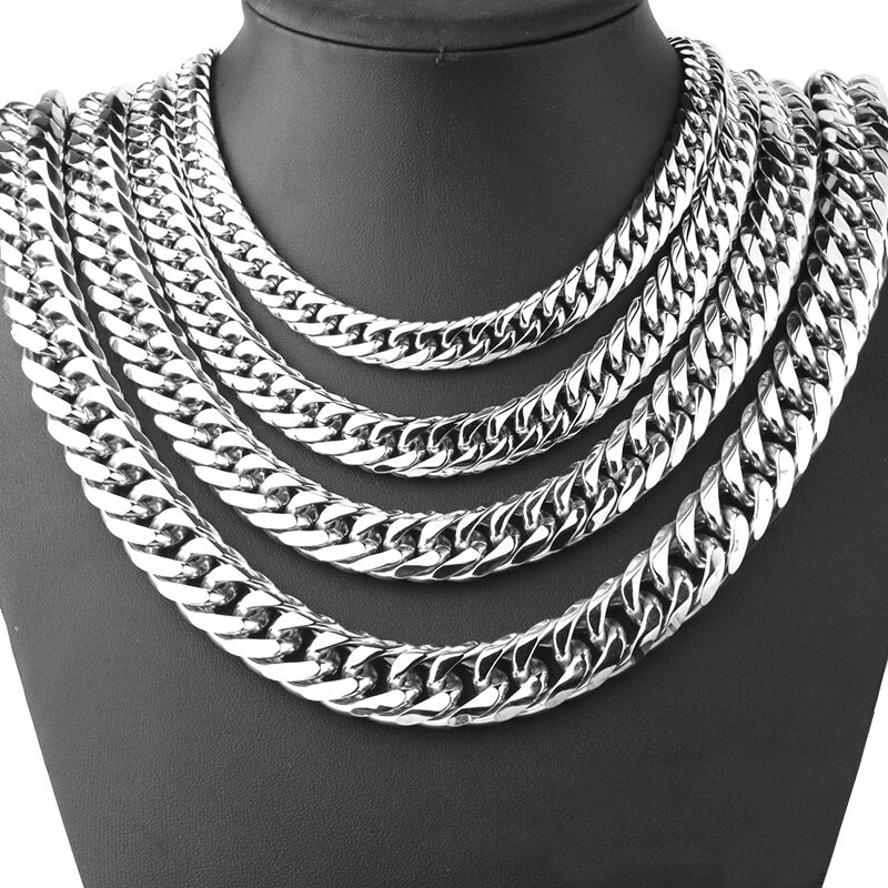 8160-stainless-steel-21mm-stainless-steel-21mm-variation-1.jpg Heavy Men’s Stainless Steel Cuban Link Chain Necklace