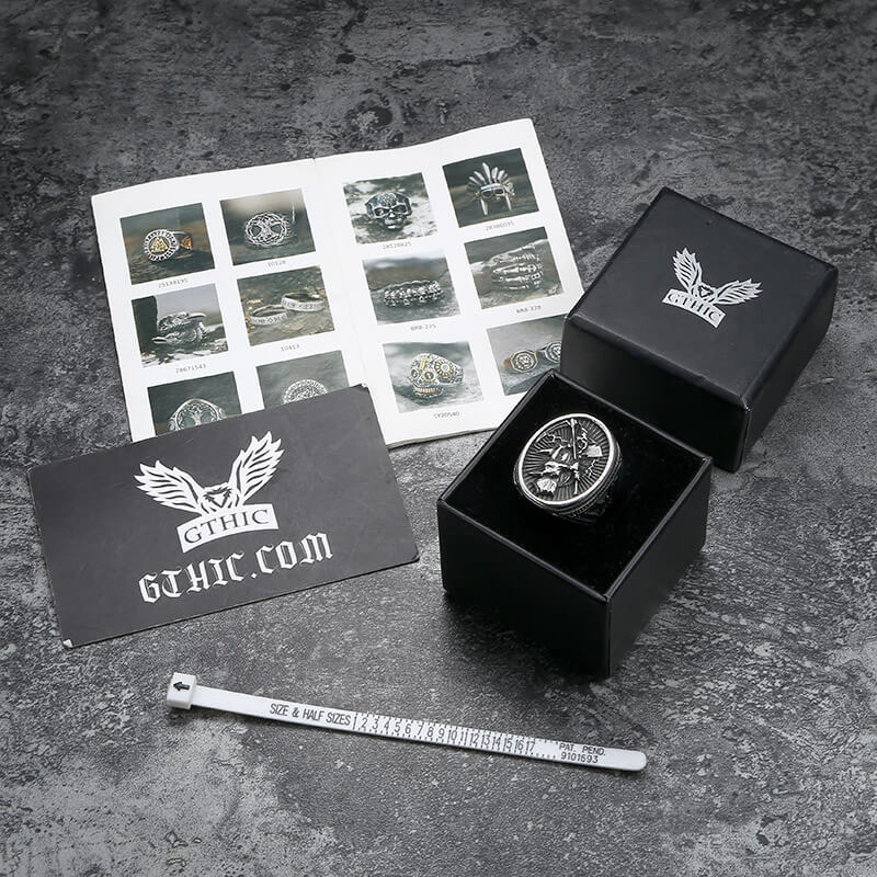 8199-vintage-reaper-scythe-stainless-steel-skull-ring-6.jpg Vintage Reaper Scythe Stainless Steel Skull Ring