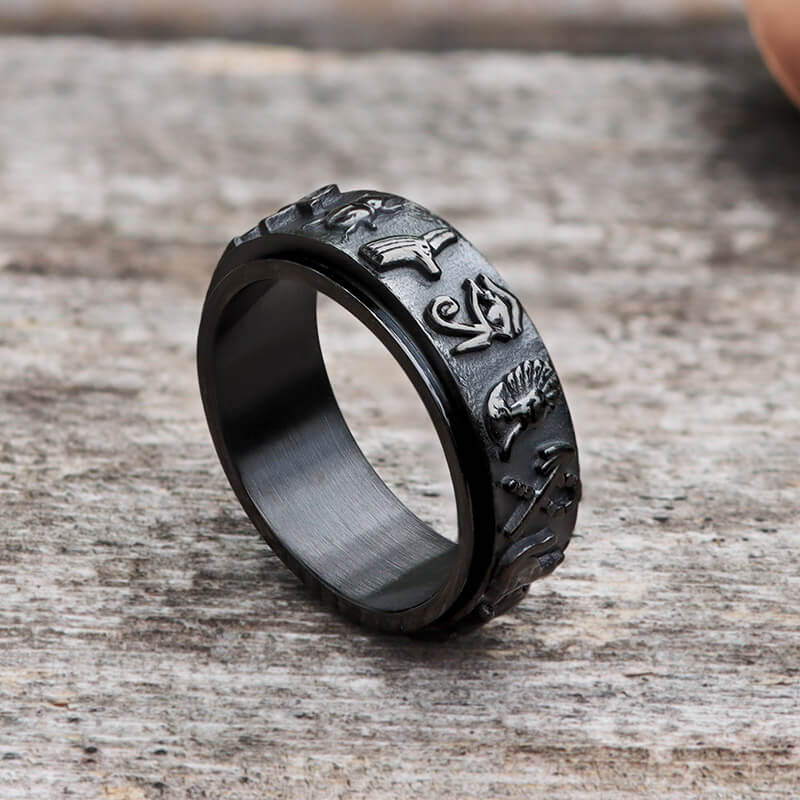 8207-egyptian-symbols-ankh-stainless-steel-spinner-ring-5.jpg Egyptian Symbols Ankh Stainless Steel Spinner Ring