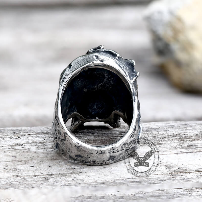 8232-rise-from-ashes-stainless-steel-skull-ring-6.jpg Rise From Ashes Stainless Steel Skull Ring