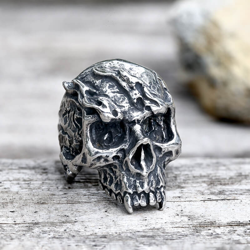 8233-stainless-steel-7-stainless-steel-7-variation-1.jpg Rise From Ashes Stainless Steel Skull Ring