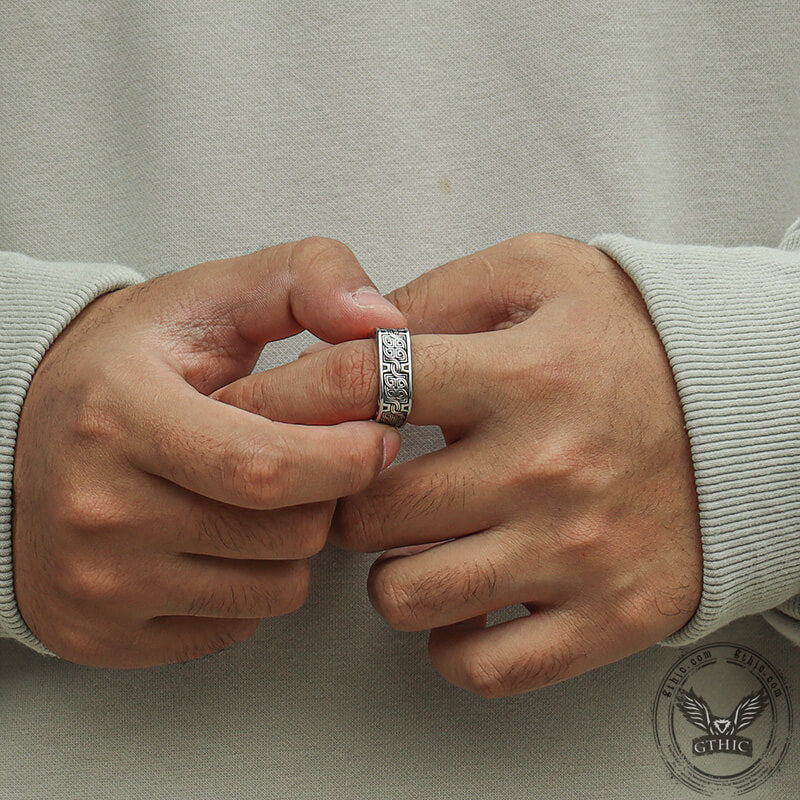 8472-vintage-celtic-knot-stainless-steel-ring-2.jpg Vintage Celtic Knot Stainless Steel Ring