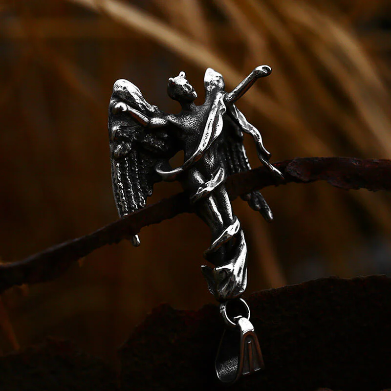 8721-fallen-angel-stainless-steel-pendant-1.webp Fallen Angel Stainless Steel Pendant