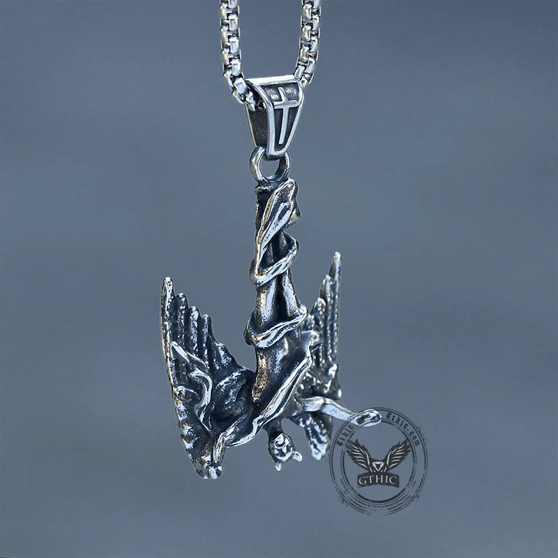 Fallen Angel Stainless Steel Pendant