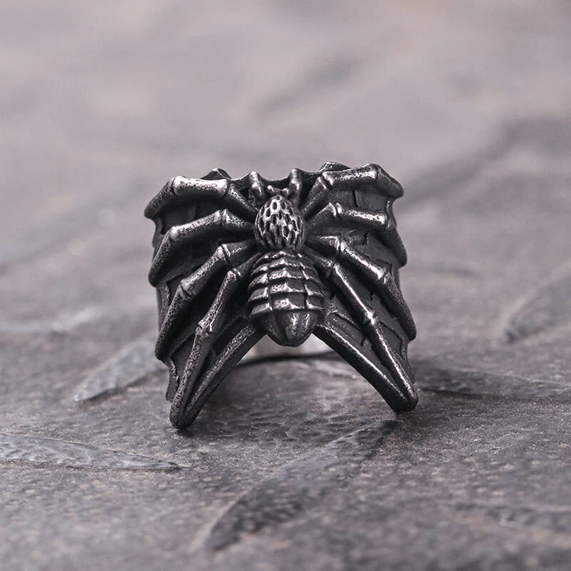 8728-spider-stainless-steel-animal-ring-1.webp Spider Stainless Steel Animal Ring