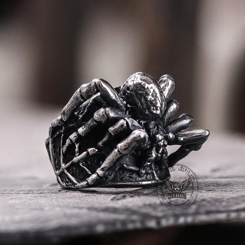 8728-spider-stainless-steel-animal-ring-5.webp Spider Stainless Steel Animal Ring