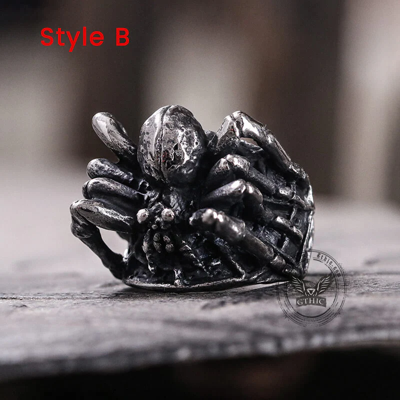 8728-spider-stainless-steel-animal-ring-7.webp Spider Stainless Steel Animal Ring