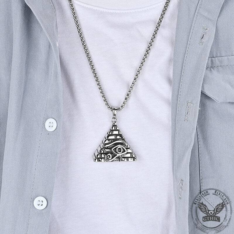 8829-triangle-pyramid-eye-of-ra-stainless-steel-pendant-4.jpg Triangle Pyramid Eye of Ra Stainless Steel Pendant