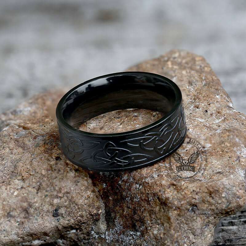 8840-celtic-triquetra-knot-stainless-steel-viking-ring-6.jpg Celtic Triquetra Knot Stainless Steel Viking Ring