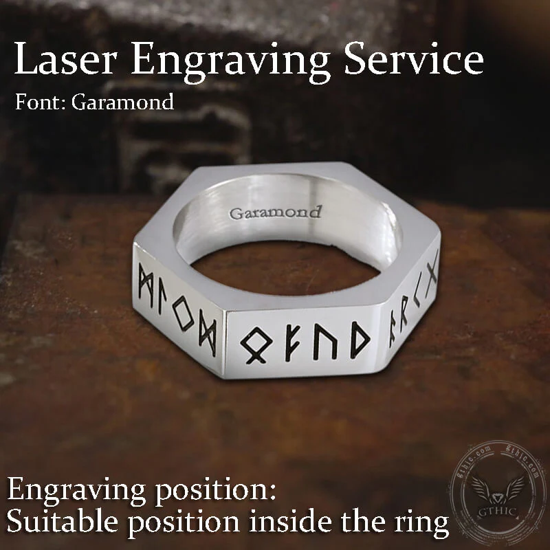 8868-viking-runes-hexagon-stainless-steel-geometric-ring-10.webp Viking Runes Hexagon Stainless Steel Geometric Ring