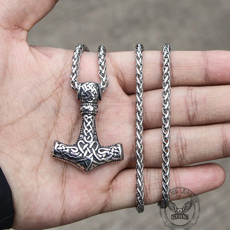 8937-norse-mjolnir-stainless-steel-viking-pendant-3.webp Norse Mjolnir Stainless Steel Viking Pendant