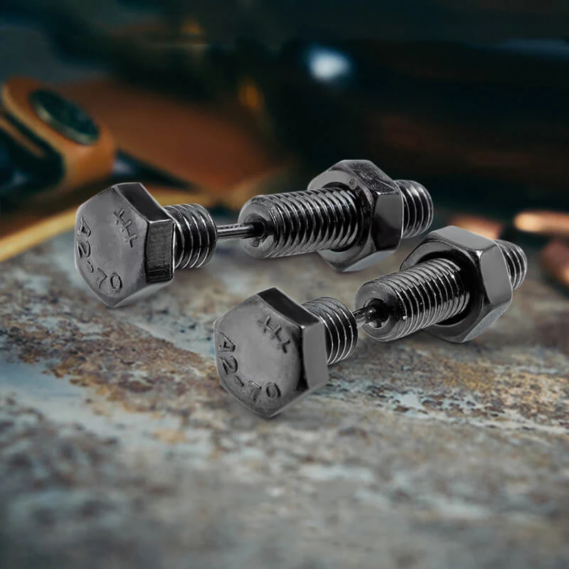 8938-hex-bolt-stainless-steel-screw-stud-earrings-4.webp Hex Bolt Stainless Steel Screw Stud Earrings