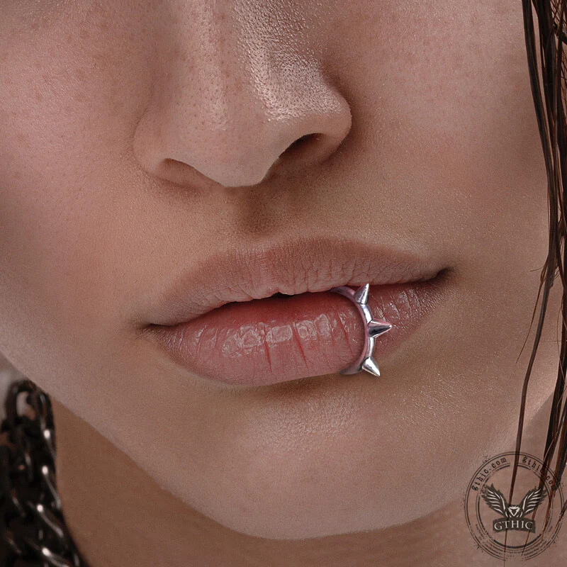 9008-punk-rivet-stainless-steel-hinged-segment-lip-ring-2.webp Punk Rivet Stainless Steel Hinged Segment Lip Ring