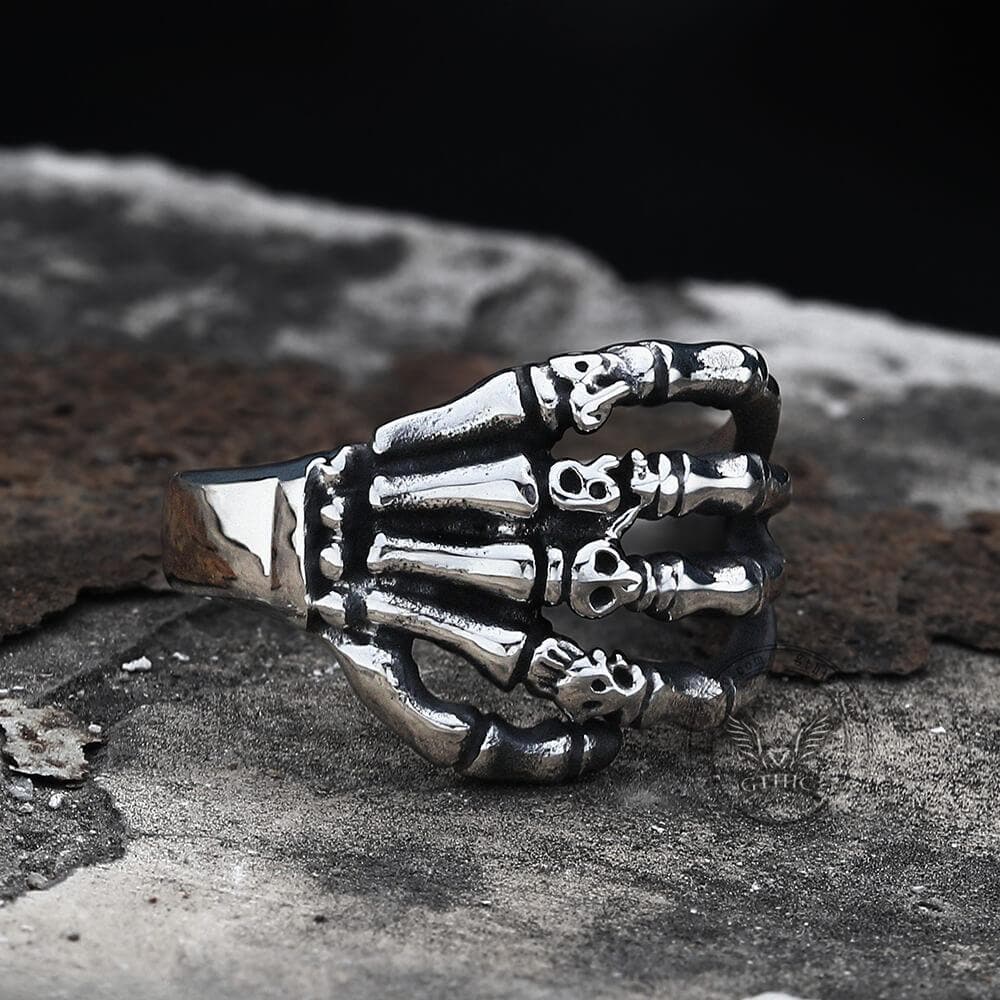905-claw-stainless-steel-skull-ring-4.jpg Claw Stainless Steel Skull Ring