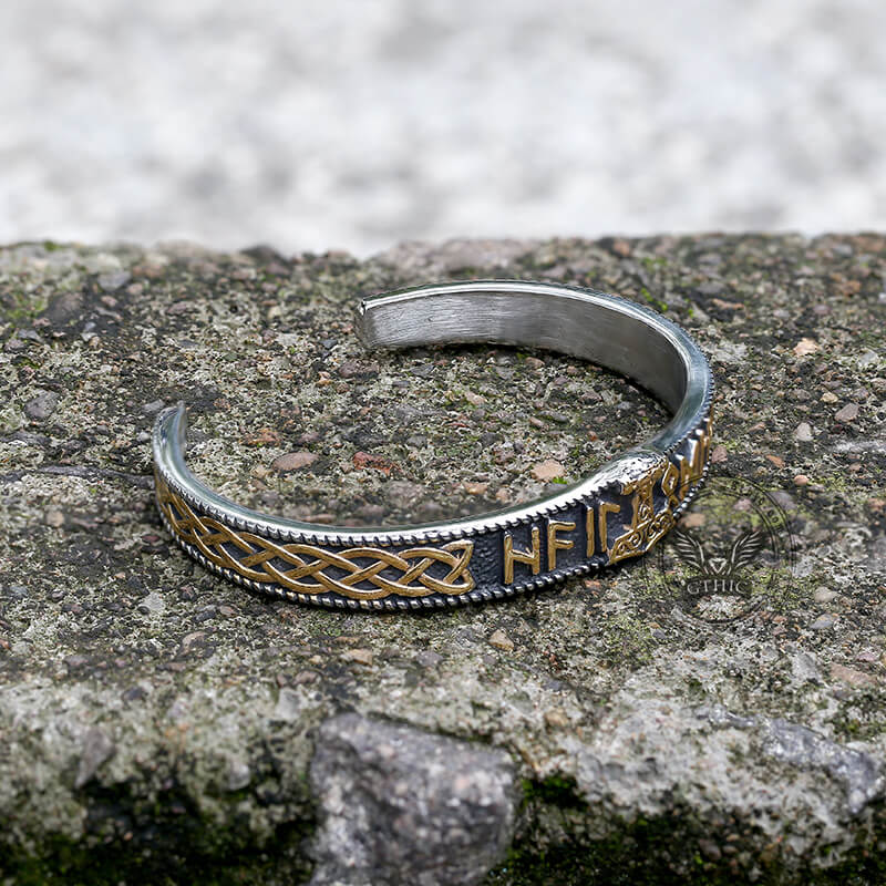 9081-celtic-knot-mjolnir-runes-stainless-steel-viking-bracelet-7.jpg Celtic Knot Mjolnir Runes Stainless Steel Viking Bracelet