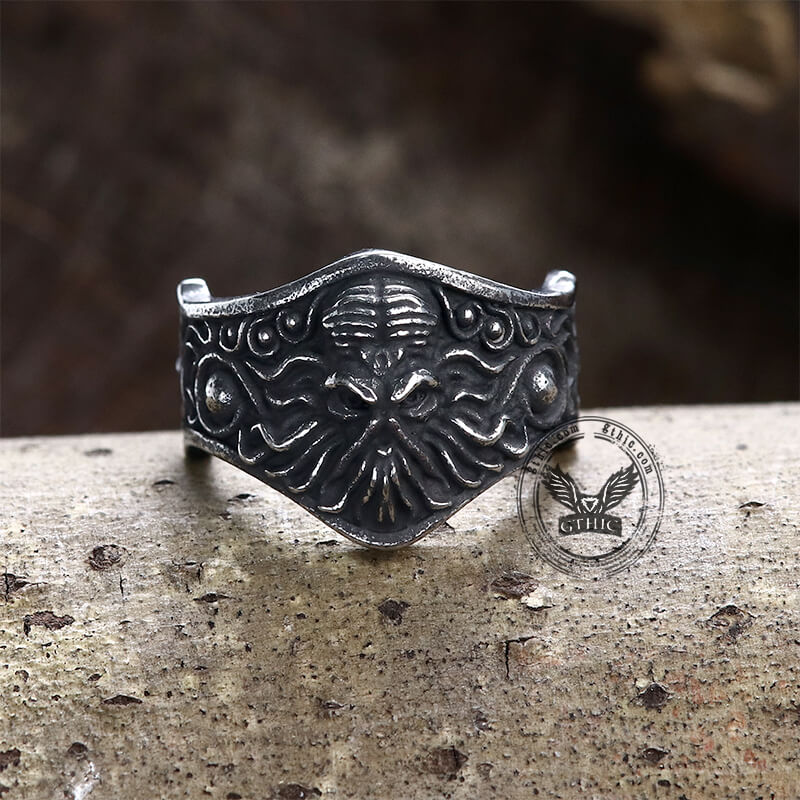 9223-gothic-octopus-stainless-steel-cthulhu-ring-3.jpg Gothic Octopus Stainless Steel Cthulhu Ring