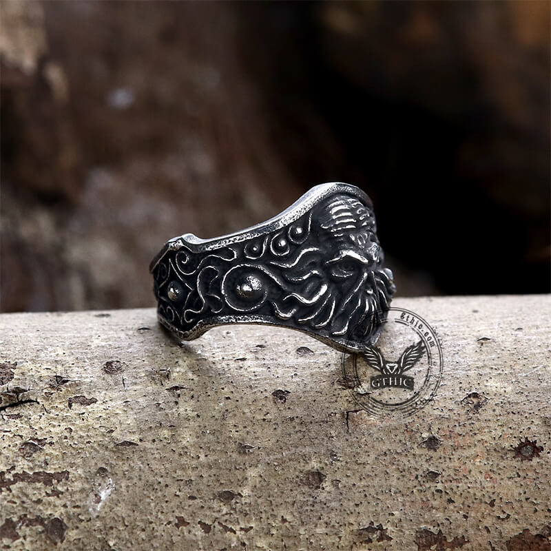 9223-gothic-octopus-stainless-steel-cthulhu-ring-6.jpg Gothic Octopus Stainless Steel Cthulhu Ring
