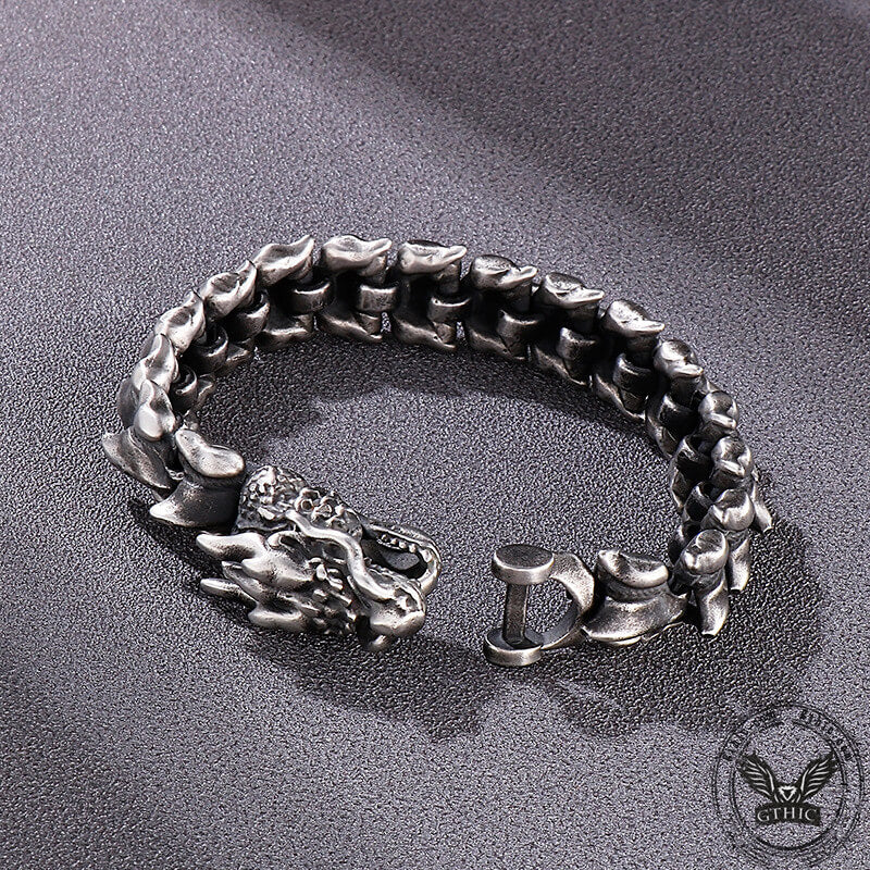 Domineering Dragon Stainless Steel Men's Bracelet