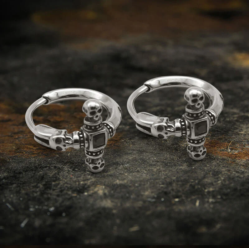 9277-punk-skull-cross-stainless-steel-hoop-earrings-3.webp Punk Skull Cross Stainless Steel Hoop Earrings