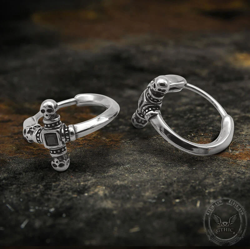 9277-punk-skull-cross-stainless-steel-hoop-earrings-6.webp Punk Skull Cross Stainless Steel Hoop Earrings