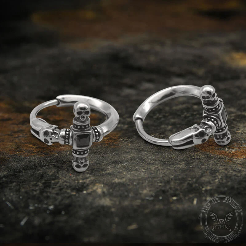9277-punk-skull-cross-stainless-steel-hoop-earrings-7.webp Punk Skull Cross Stainless Steel Hoop Earrings