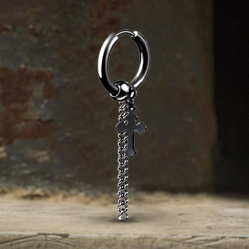 9298-minimalist-cross-chain-stainless-steel-hoop-earrings-5.webp Minimalist Cross Chain Stainless Steel Hoop Earrings