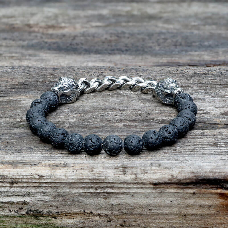 9394-dragon-head-volcanic-stone-stainless-steel-bead-bracelet-3.jpg Dragon Head Volcanic Stone Stainless Steel Bead Bracelet