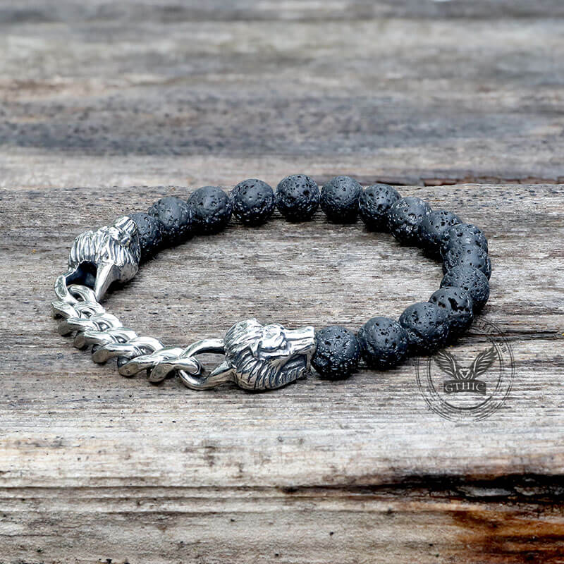 9394-dragon-head-volcanic-stone-stainless-steel-bead-bracelet-4.jpg Dragon Head Volcanic Stone Stainless Steel Bead Bracelet