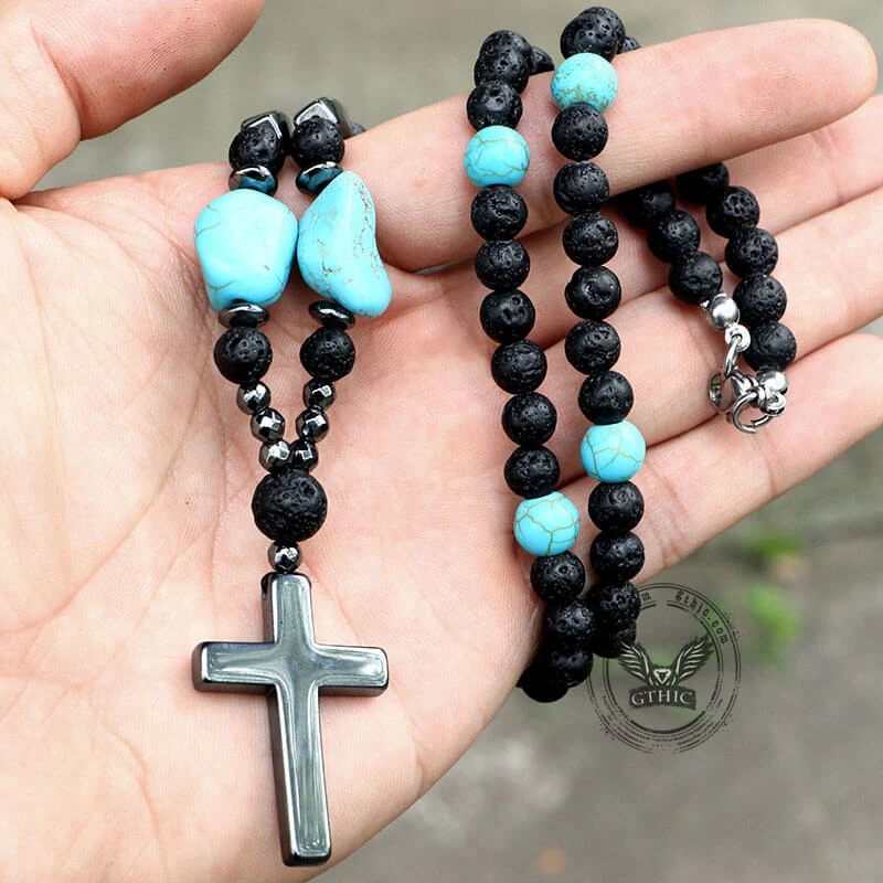 9437-60-cm-turquoise-bead-necklace-1.webp 60 cm Turquoise Bead Necklace