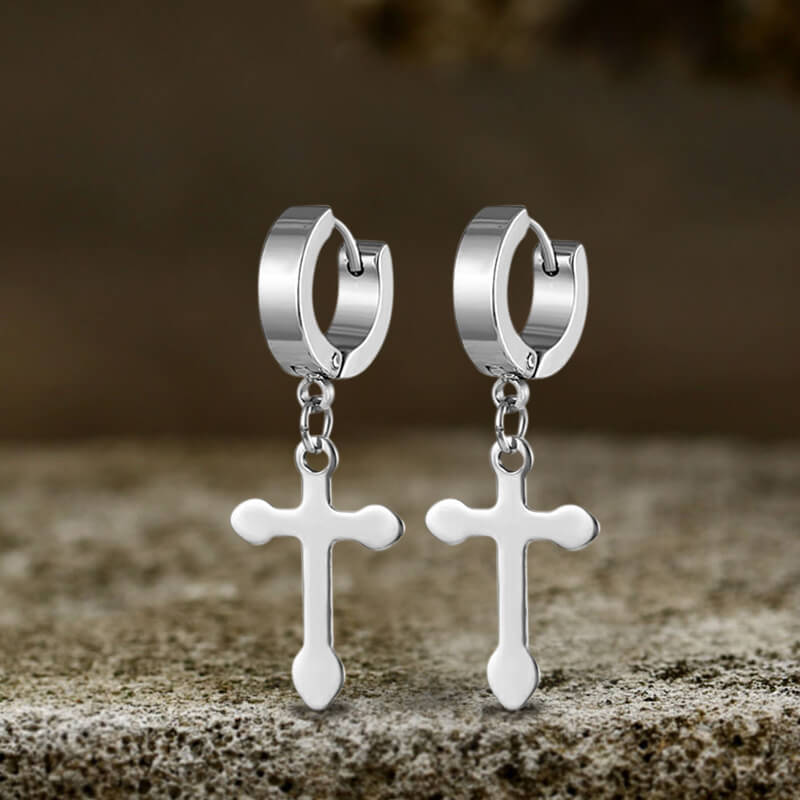 9471-simple-cross-design-stainless-steel-earrings-11.jpg Simple Cross Design Stainless Steel Earrings