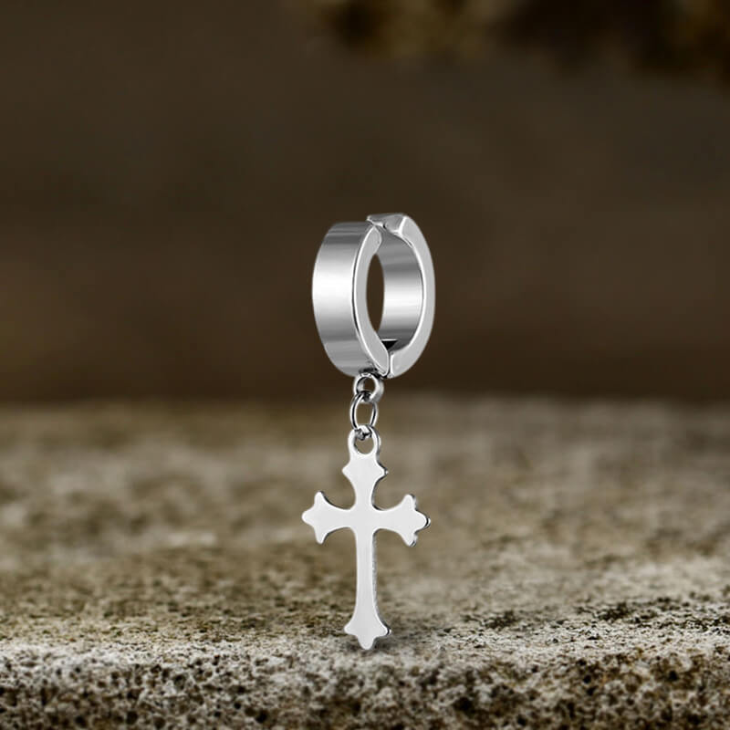 9471-simple-cross-design-stainless-steel-earrings-6.jpg Simple Cross Design Stainless Steel Earrings