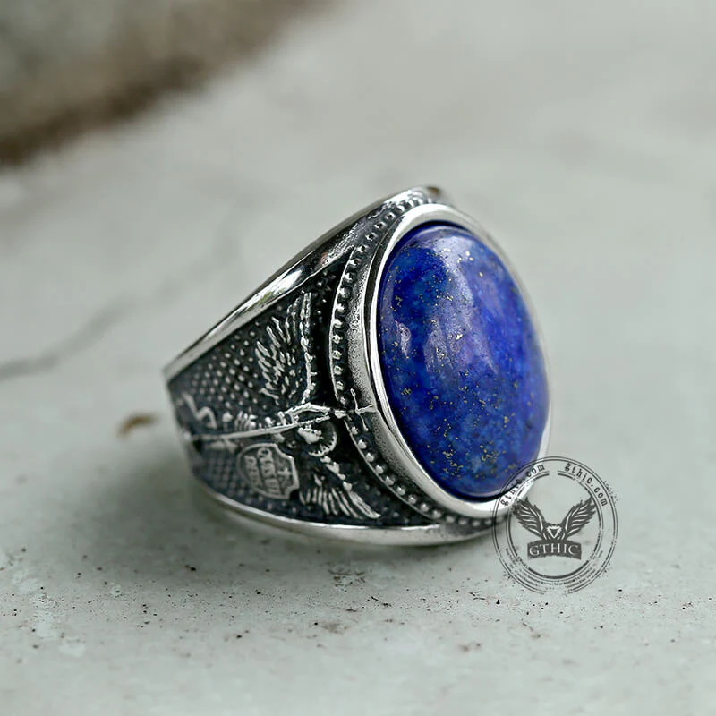 9527-lapis-lazuli-archangel-michael-stainless-steel-gemstone-ring-5.webp Lapis Lazuli Archangel Michael Stainless Steel Gemstone Ring
