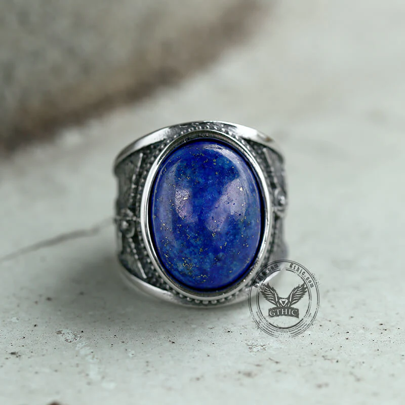 9527-lapis-lazuli-archangel-michael-stainless-steel-gemstone-ring-6.webp Lapis Lazuli Archangel Michael Stainless Steel Gemstone Ring