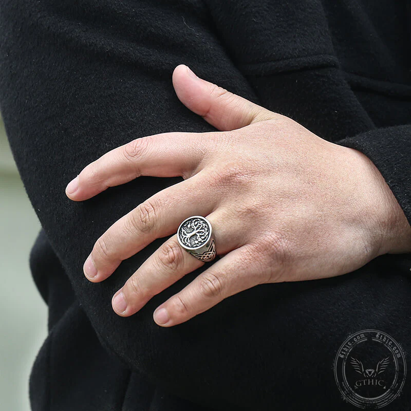 9535-celtic-knot-tree-of-life-stainless-steel-viking-ring-2.webp Celtic Knot Tree of Life Stainless Steel Viking Ring