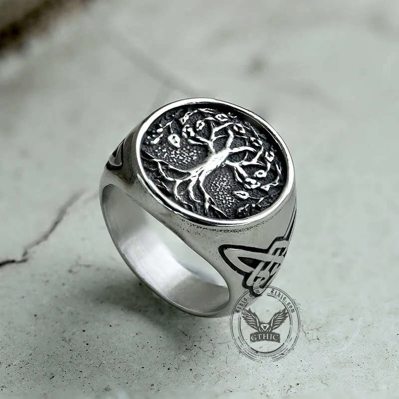 9535-celtic-knot-tree-of-life-stainless-steel-viking-ring-4.webp Celtic Knot Tree of Life Stainless Steel Viking Ring