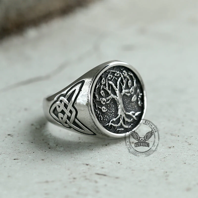 9535-celtic-knot-tree-of-life-stainless-steel-viking-ring-6.webp Celtic Knot Tree of Life Stainless Steel Viking Ring
