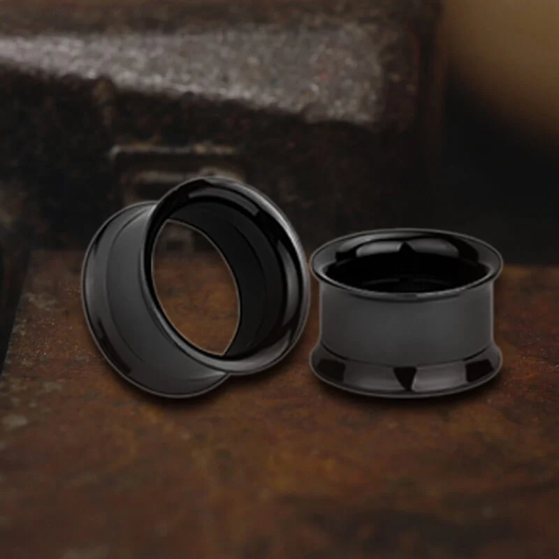 Simple Stretching Tunnel Stainless Steel Ear Gauge
