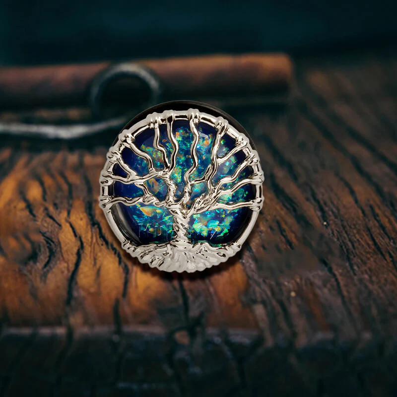 9711-14-mm-single-14-mm-single-variation-1.webp Viking Tree of Life Stainless Steel Ear Gauges
