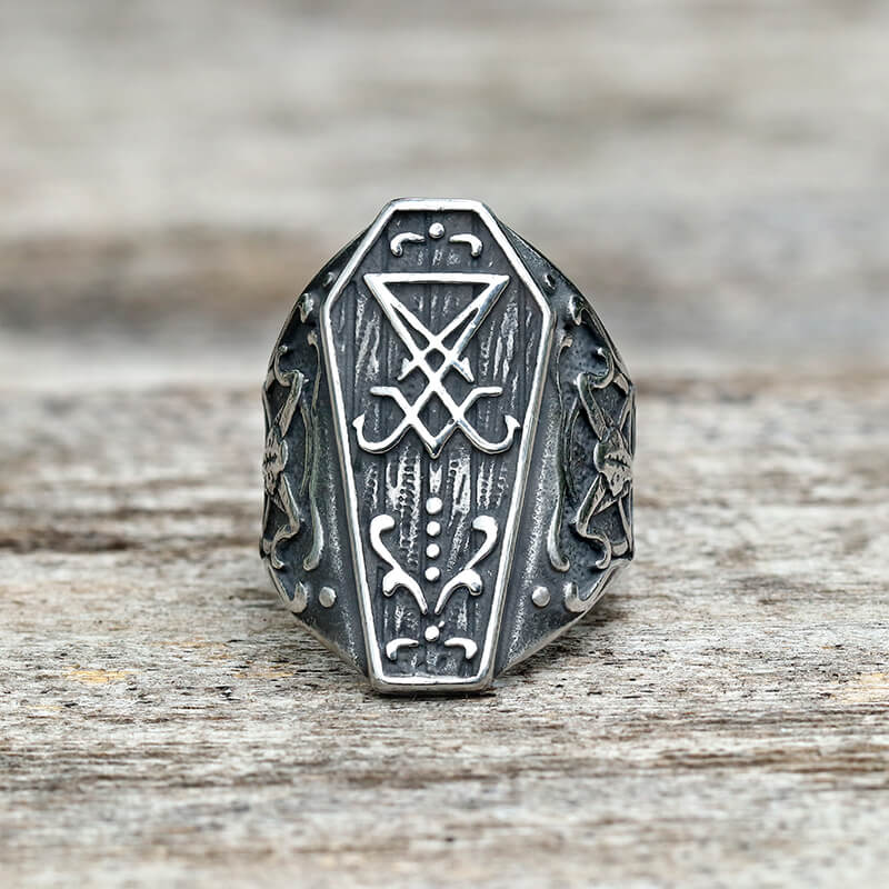 9971-lucifer-symbol-baphomet-stainless-steel-satan-ring-1.jpg Lucifer Symbol Baphomet Stainless Steel Satan Ring